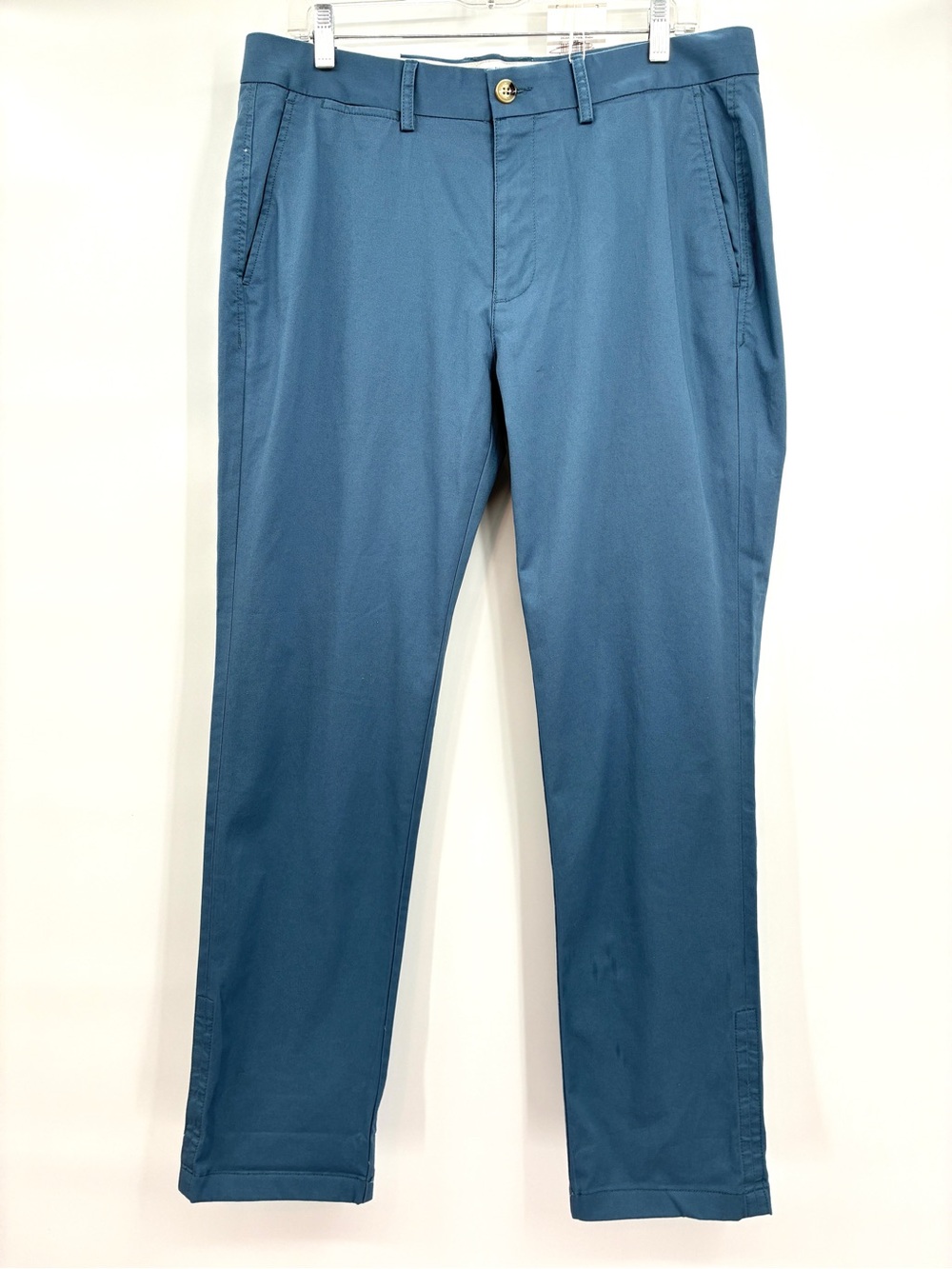 Ben Sherman Men’s Slim Stretch Chino Dress Pants Blue 34x30 NWT *FLAW